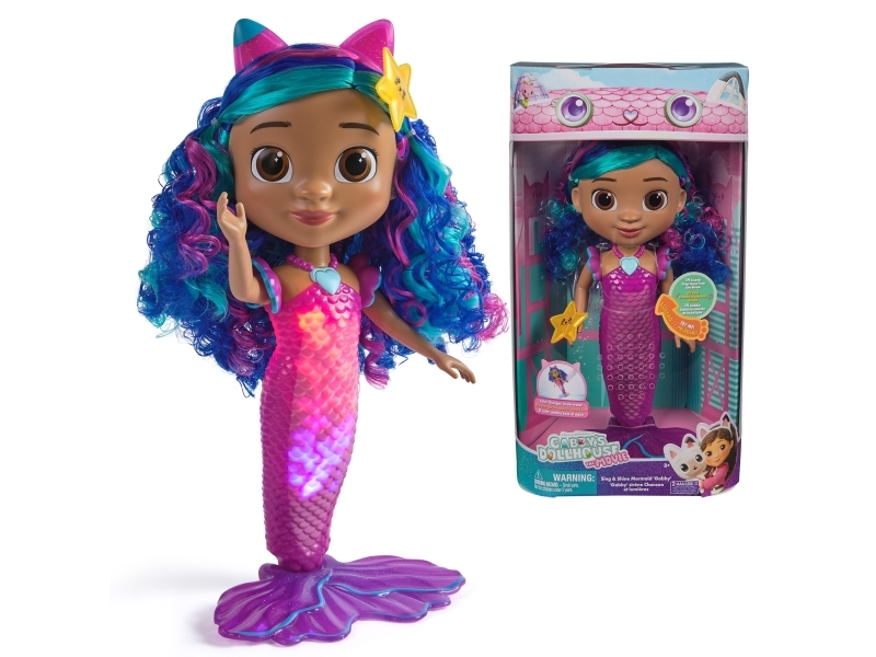 Gabby's Movie Sing & Shine Mermaid Gabby Doll 36cm