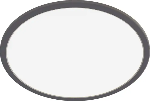 Philips Superslim 18W 2700K IP44 LED taklampa, svart