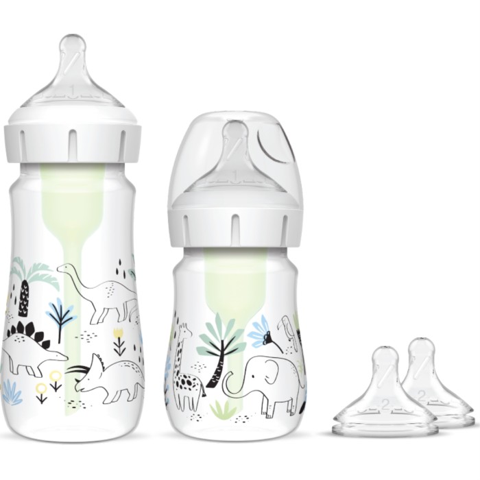 Dr.Brown Wide-Neck Options+ Bottle 150+270 ml, 2-pack
