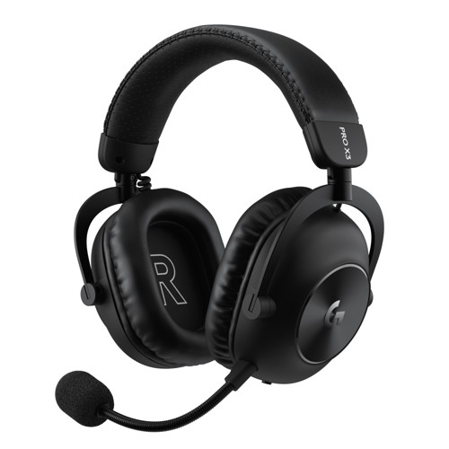 Logitech G PRO X3 LIGHTSPEED trådlöst gamingheadset, svart