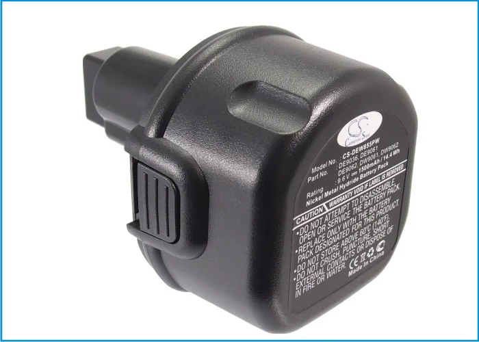 Batteri till Elverktyg för DeWalt DC750KA, DC855KA, DW050 m.fl.