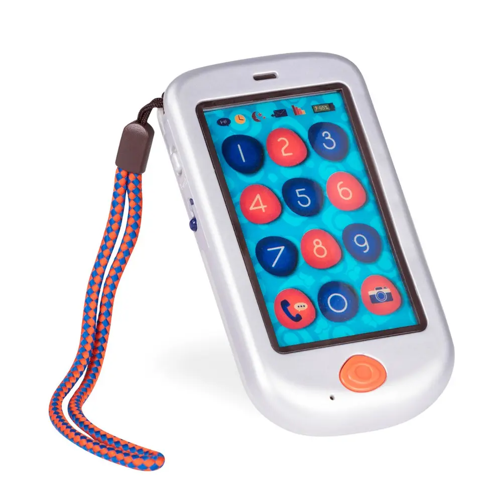 B Toys Hi Phone Metallic - Sølv