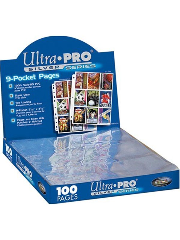 Ultra Pro 9-Pocket Pages Silver (100 sidor)