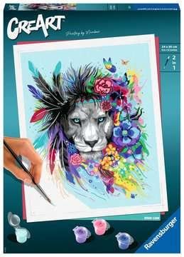 Ravensburger CreArt Boho Lion gjut- och målarset 14+