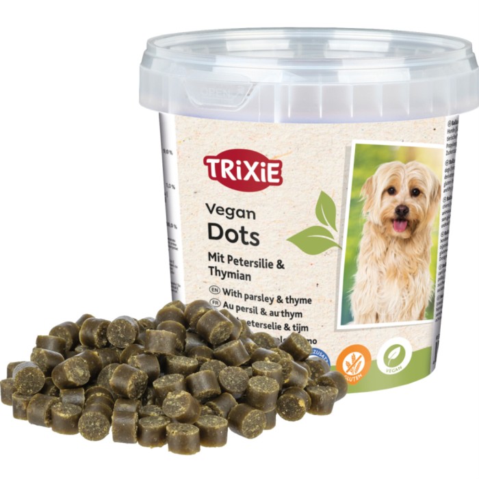Trixie Vegan Soft Snack Dots med persilja & timjan, 200 g