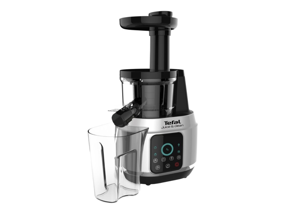 Tefal Juice & Clean ZC420E38 - Råsaftcentrifug - 150 W - silver/svart