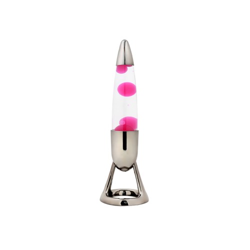 iTotal LED Lava Lamp - Rocket Silver Color Change