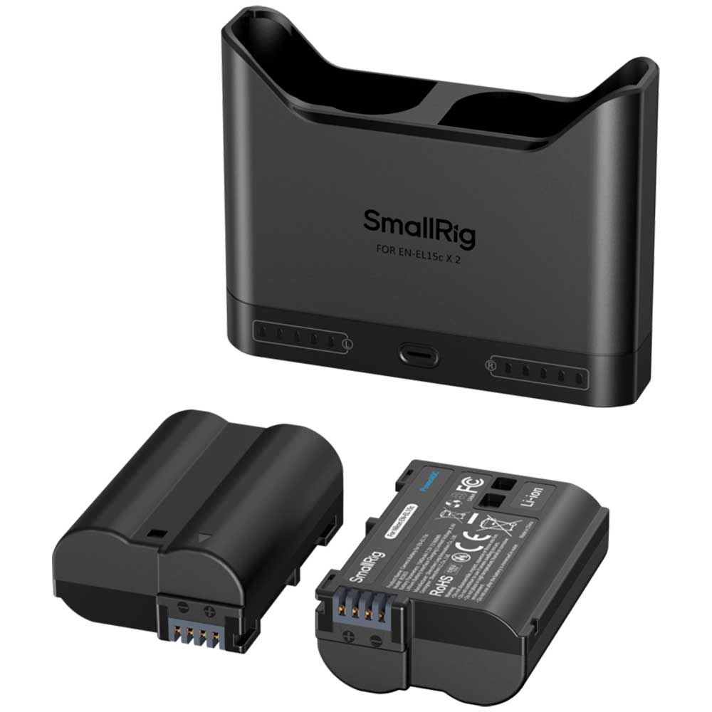 SmallRig 5486 Charging Kit, Nikon (2x EN-EL15c batteri + laddare)