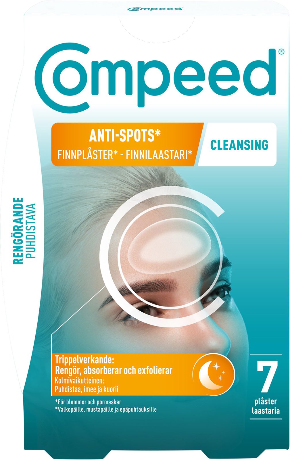 Compeed Finnplåster Cleansing 7 st