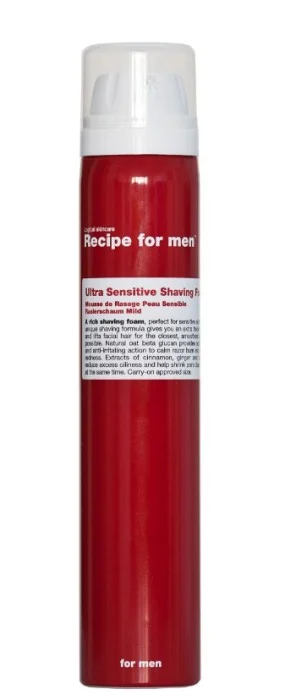 Recipe for men Ultra Sensitive Shaving Foam 100 ml, bild 3