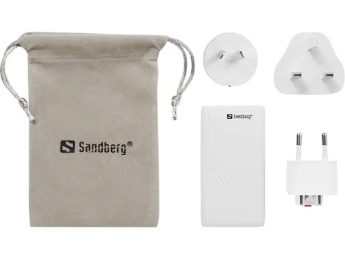 Sandberg - 4in1 TravelCharger 2xUSB-C 65W, bild 2