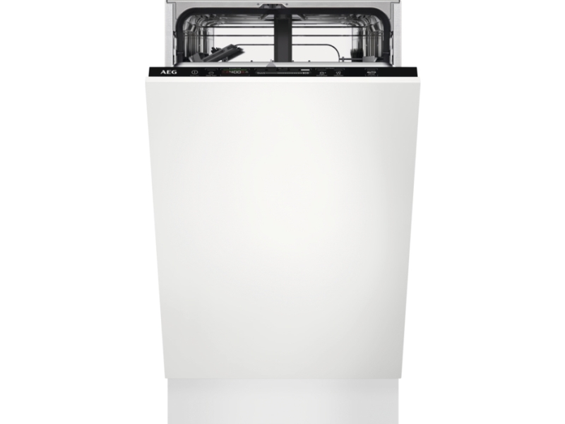 AEG FSE62417P, Halvintegrerad, Slimline (45 cm), 1,5 m, Korg, 9 kuvert, B