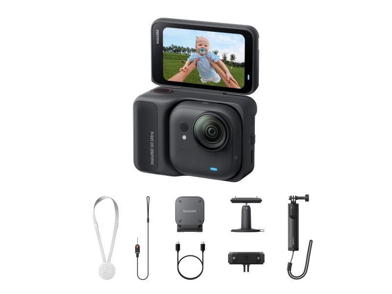 Insta360 GO Ultra Creator Bundle actionkamera, Midnight Black