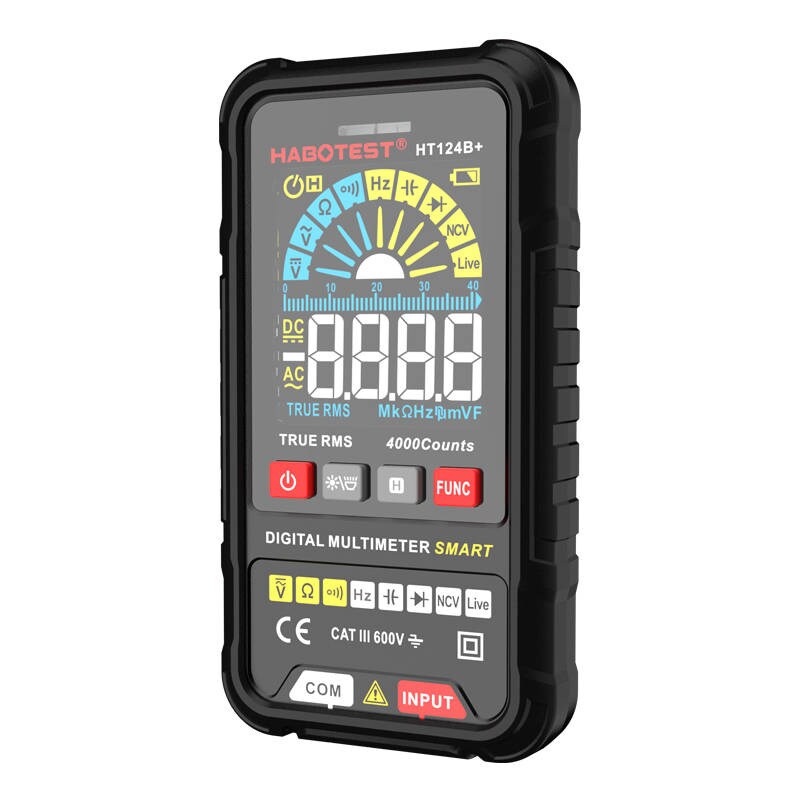 Habotest HT124B+ digital universalmultimeter, bild 2