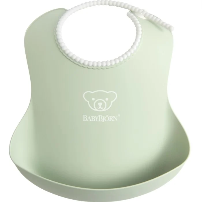Babybjörn haklapp 1-pack, blekgrön