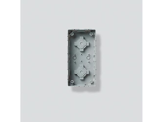 Siedle GU 611-2/1-0, Infälld monteringsbox, Grå, Siedle, Plast, Yta, 100 mm
