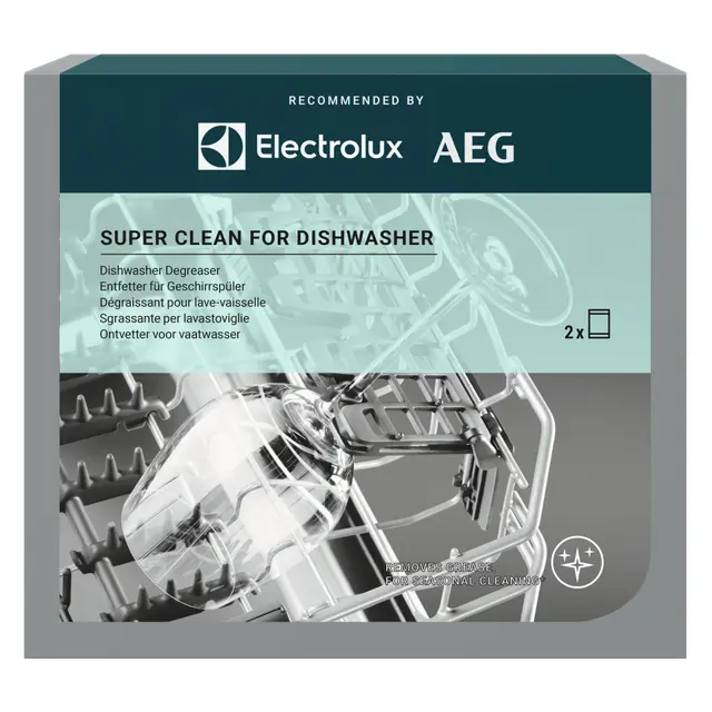 Electrolux Super Clean M2DCP051 diskmaskinsrengöring, 2-pack