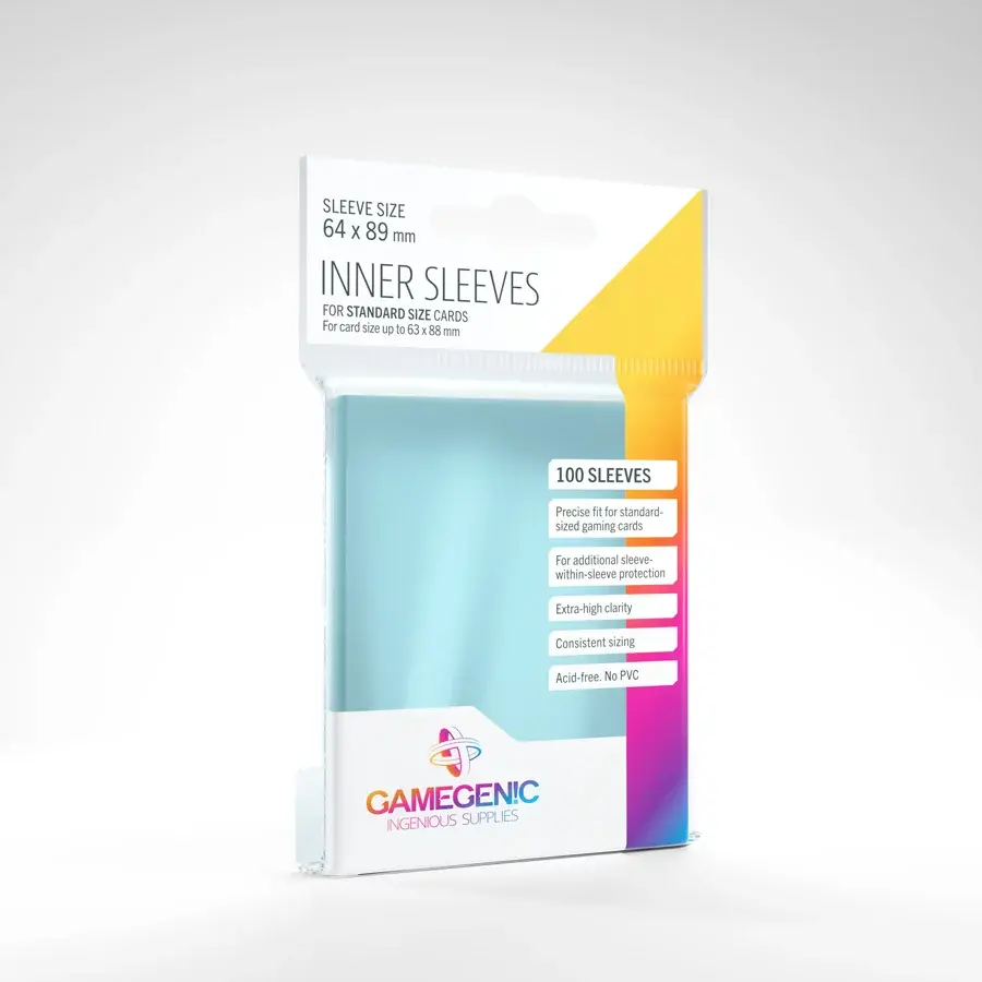 Gamegenic Standard Inner Sleeves 64x89 mm (100 st)