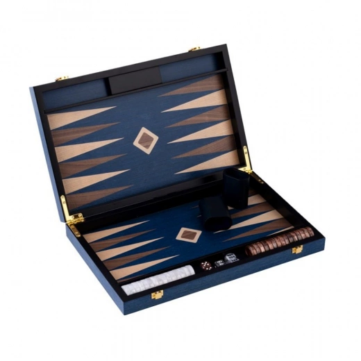Engelhart Backgammon Medium Blå