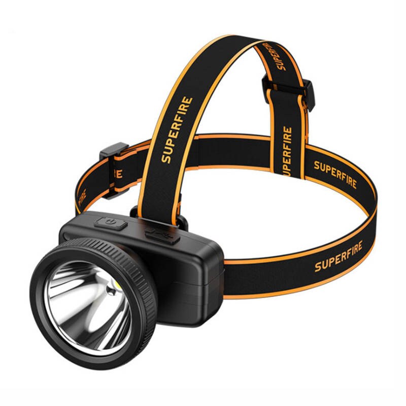 Superfire HL55 pannlampa, 150 lm, USB-C, 4 lägen, 270 m, bild 2