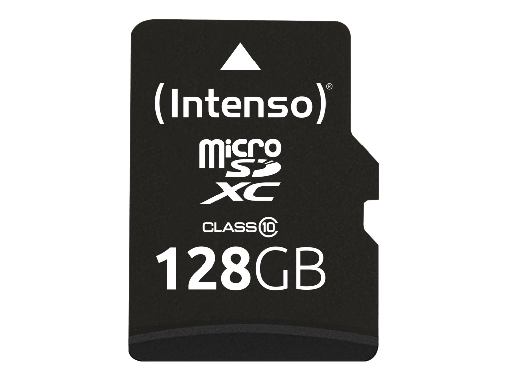 Intenso - Flash-minneskort (microSDXC till SD-adapter inkluderad) - 128 GB - Class 10 - microSDXC