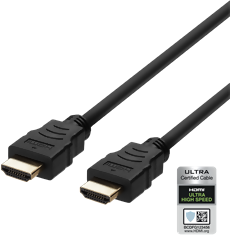 Deltaco Ultra High Speed HDMI-kabel 2.1 - Svart - 5m