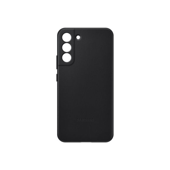 Samsung Leather Galaxy S22+ fodral (svart), bild 2