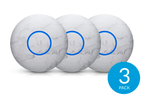 Ubiquiti Networks Upgradable Casing for nanoHD / U6 Lite / U6+, 3-pack - Marmor/Marble, bild 3