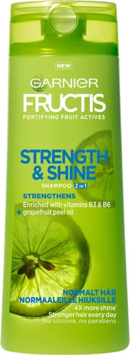 Garnier Fructis Strength & Shine 2 in 1 Shampoo & Conditioner 250 ml
