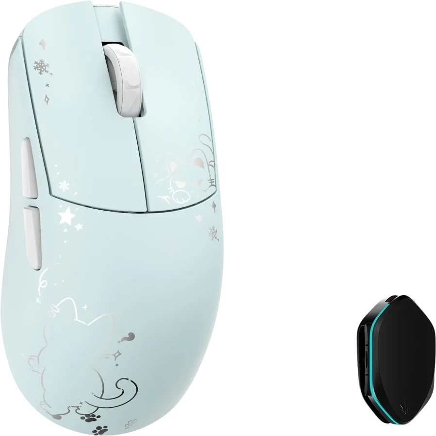 WLMouse Ying - Blue Cat (Omron Optical) Wireless 8K Magnesium Mouse