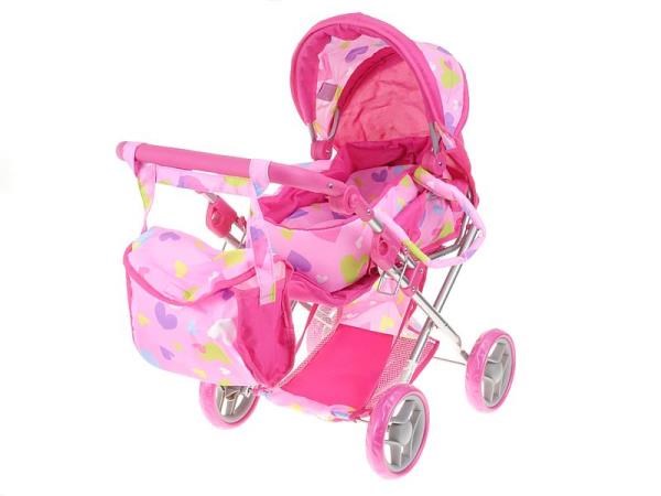 Ryggsäck rosa med färgglada hjärtan M2112 123274-549050 Adar