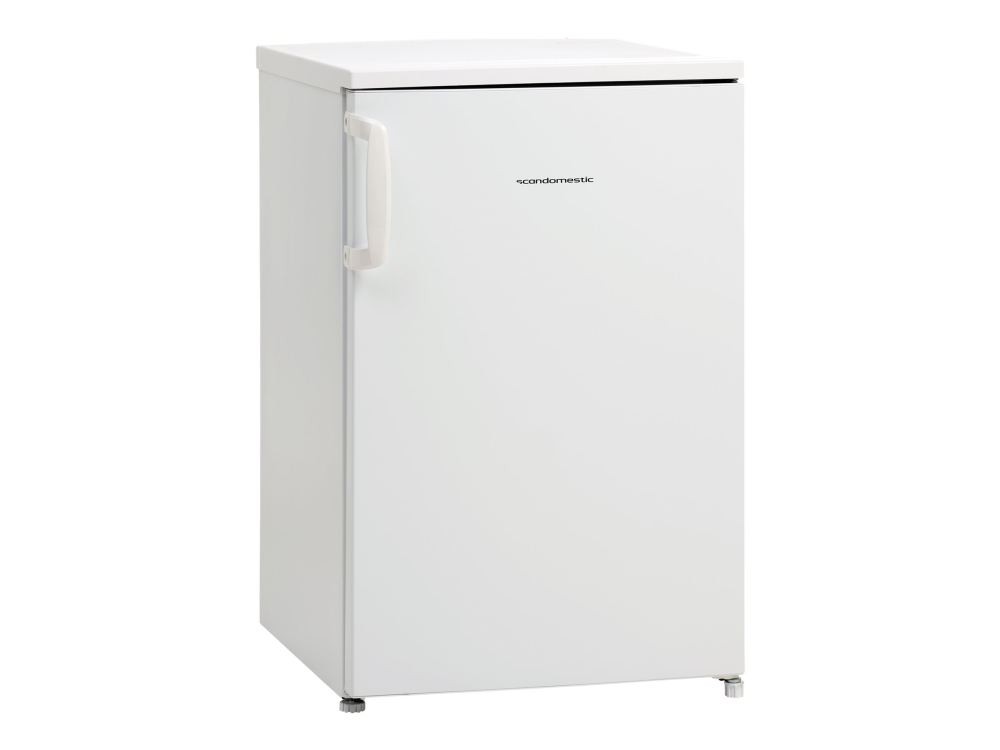 Scandomestic FRT85WD - Frys - upprätt - bredd: 54.9 cm - djup: 55.7 cm - höjd: 84.5 cm - 85 liter - Klass D - vit