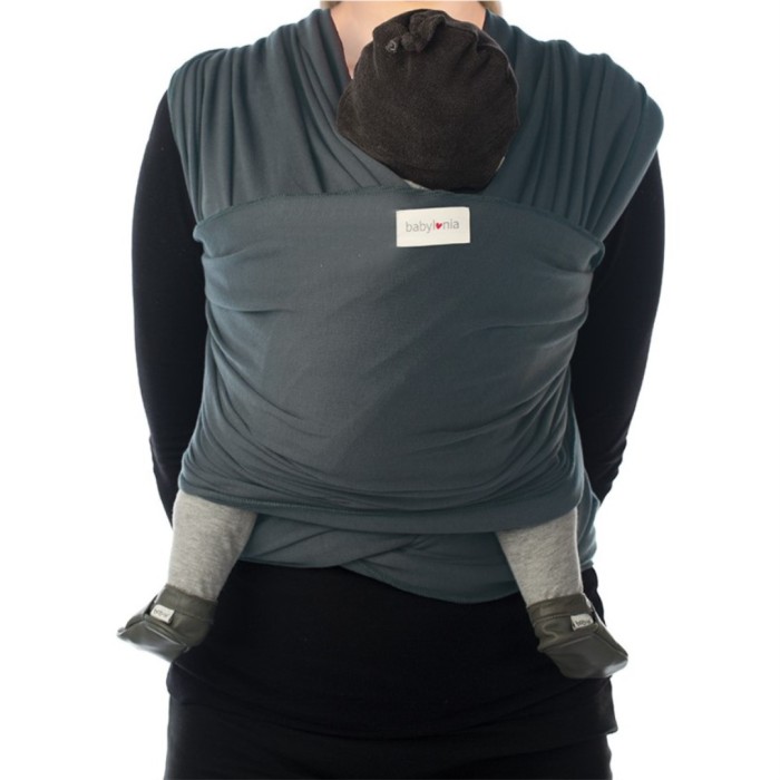 Babylonia Tricot-Slen bärsjal Bamboo Smokey Grey