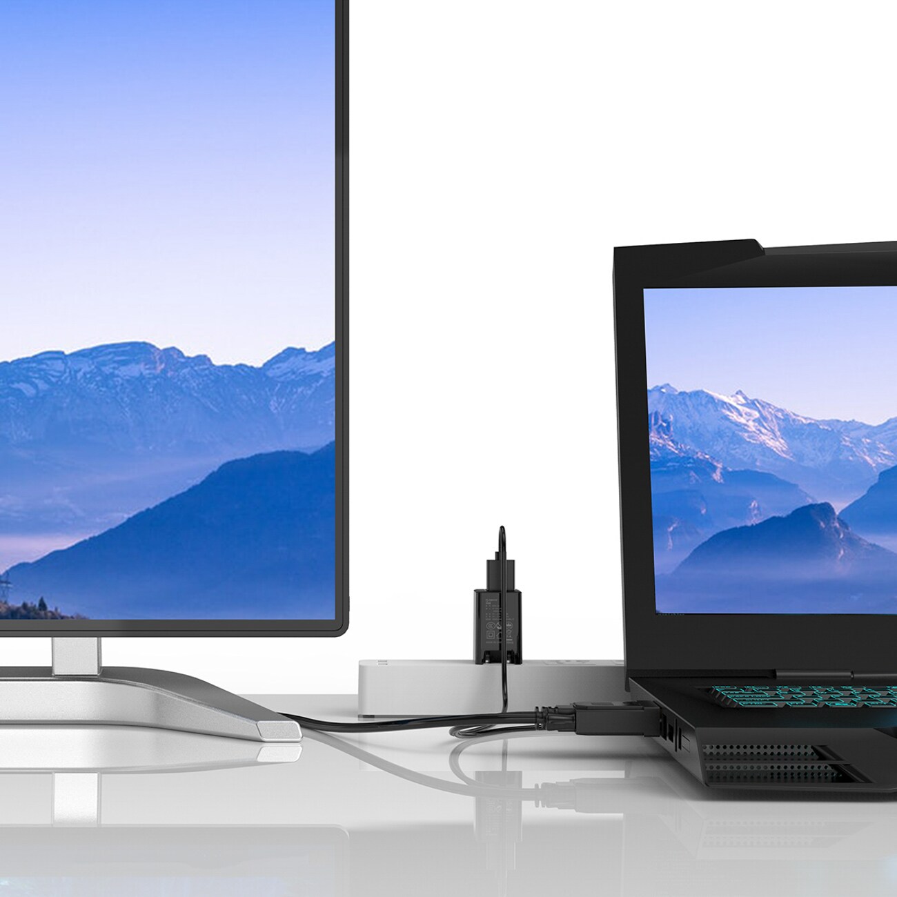 Orico XD-VATH VGA- och 3,5 mm-minijack till HDMI Full HD 60 Hz-kabel m. USB-ström, 5 m svart, bild 5