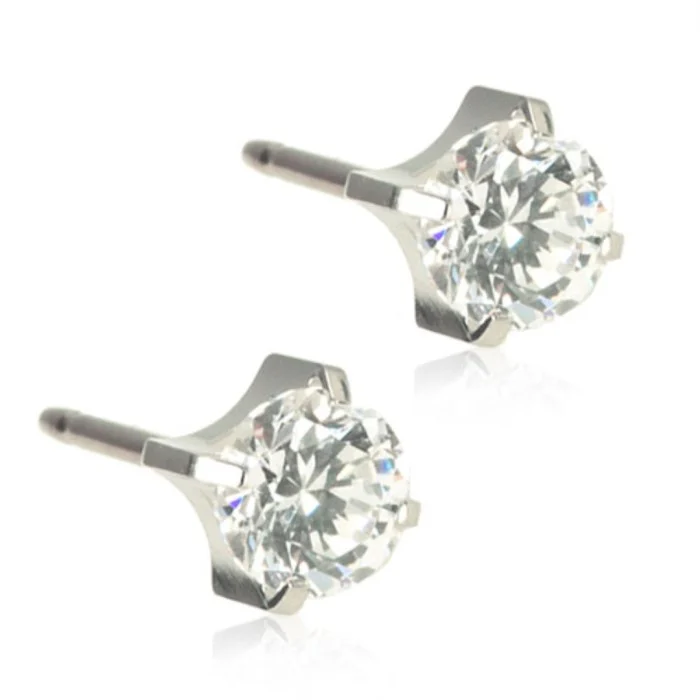 Blomdahl Silver Titanium Tiffany 5 mm