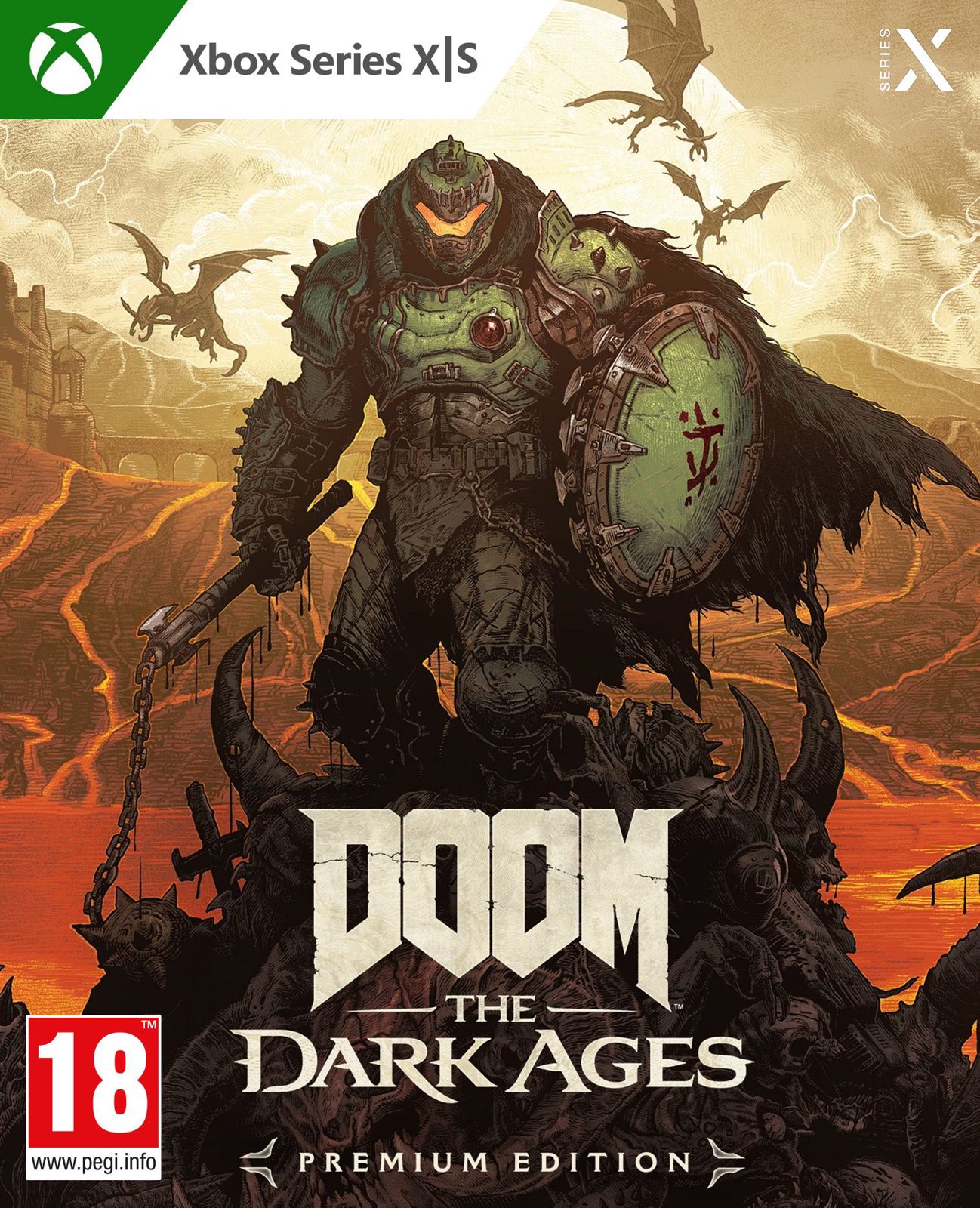 Microsoft DOOM: The Dark Ages Premium Edition (Xbox Series X|S), Xbox Series X/Series S, M (Mogen), Nedladdning