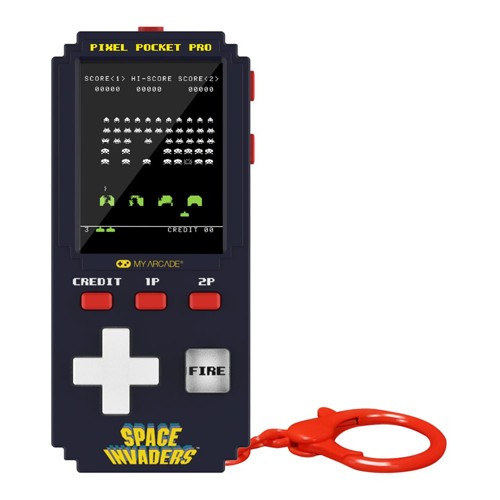 Min Arcade Pixel Pocket Pro Space Invaders bärbara spelkonsol