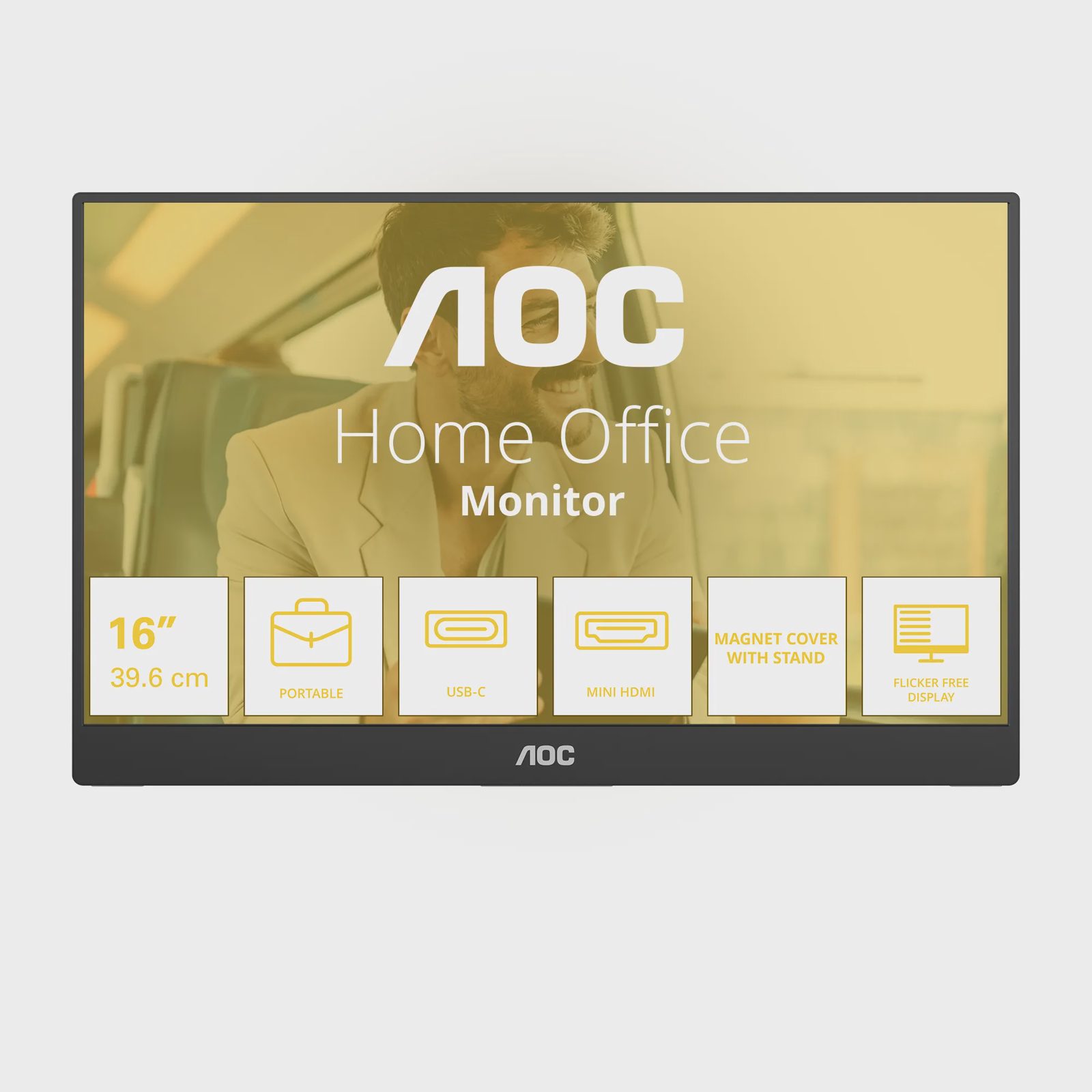 AOC 16T20E2 15.6" bärbar skärm, bild 2