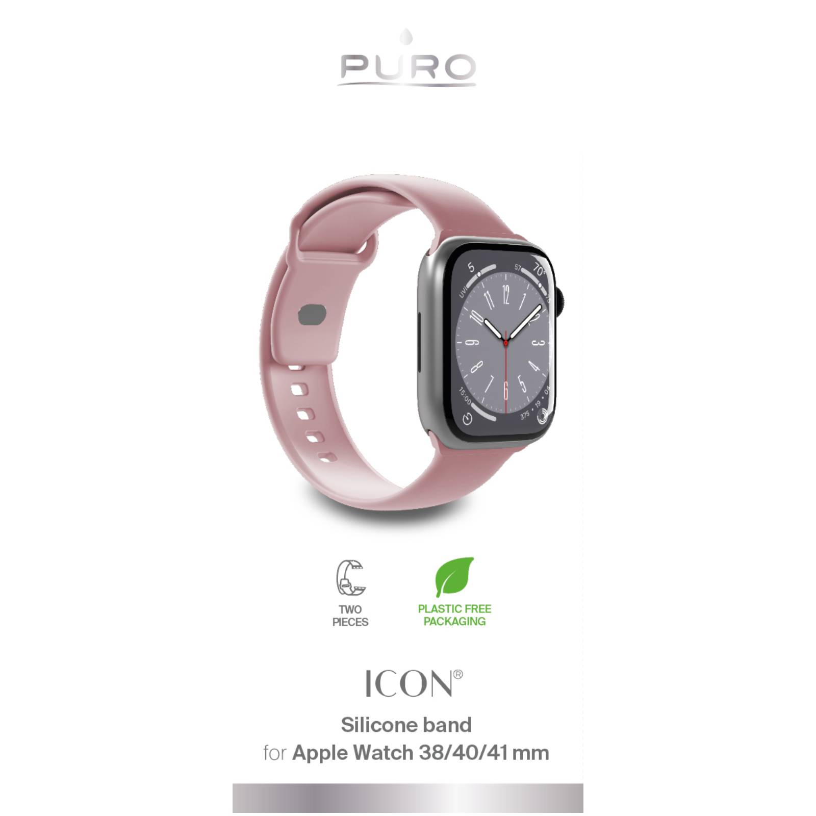 Puro Icon Apple Watch 38-41mm klockarmband (rosa), bild 2