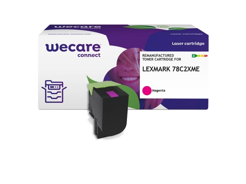 Lexmark 78C1XM0, 5000 sidor, Magenta