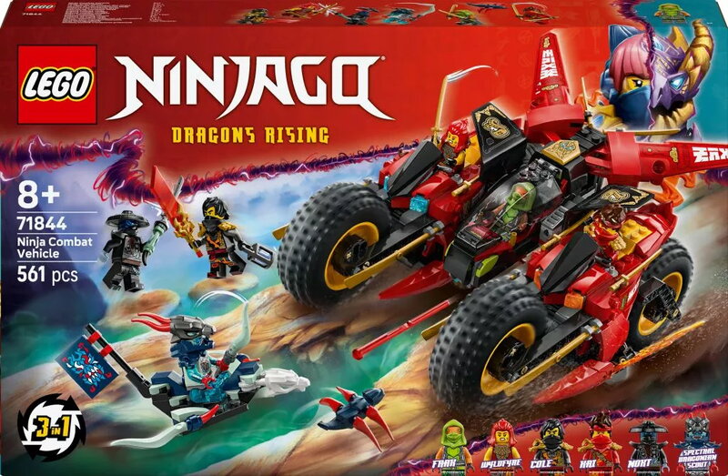 LEGO Ninjago Ninjornas stridsfordon 71844, bild 3