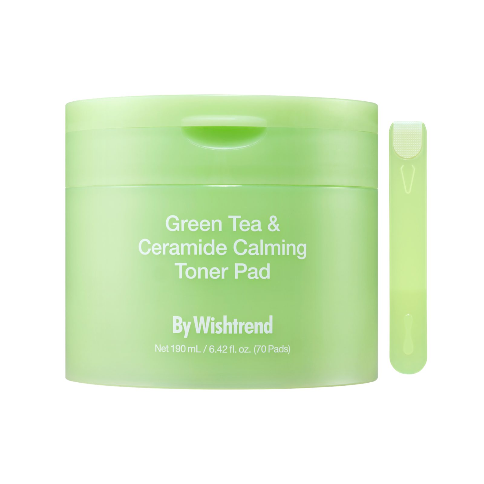 By Wishtrend Green Tea & Ceramide Calming Toner Pad 70 pcs