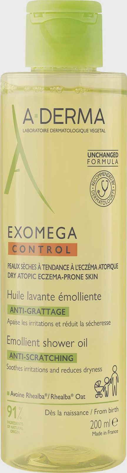 A-DERMA Exomega CONTROL Shower Oil 200 ml 200 ml