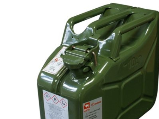 Sprehn bensindunk Jerry Can - 10L, godkänd för transport
