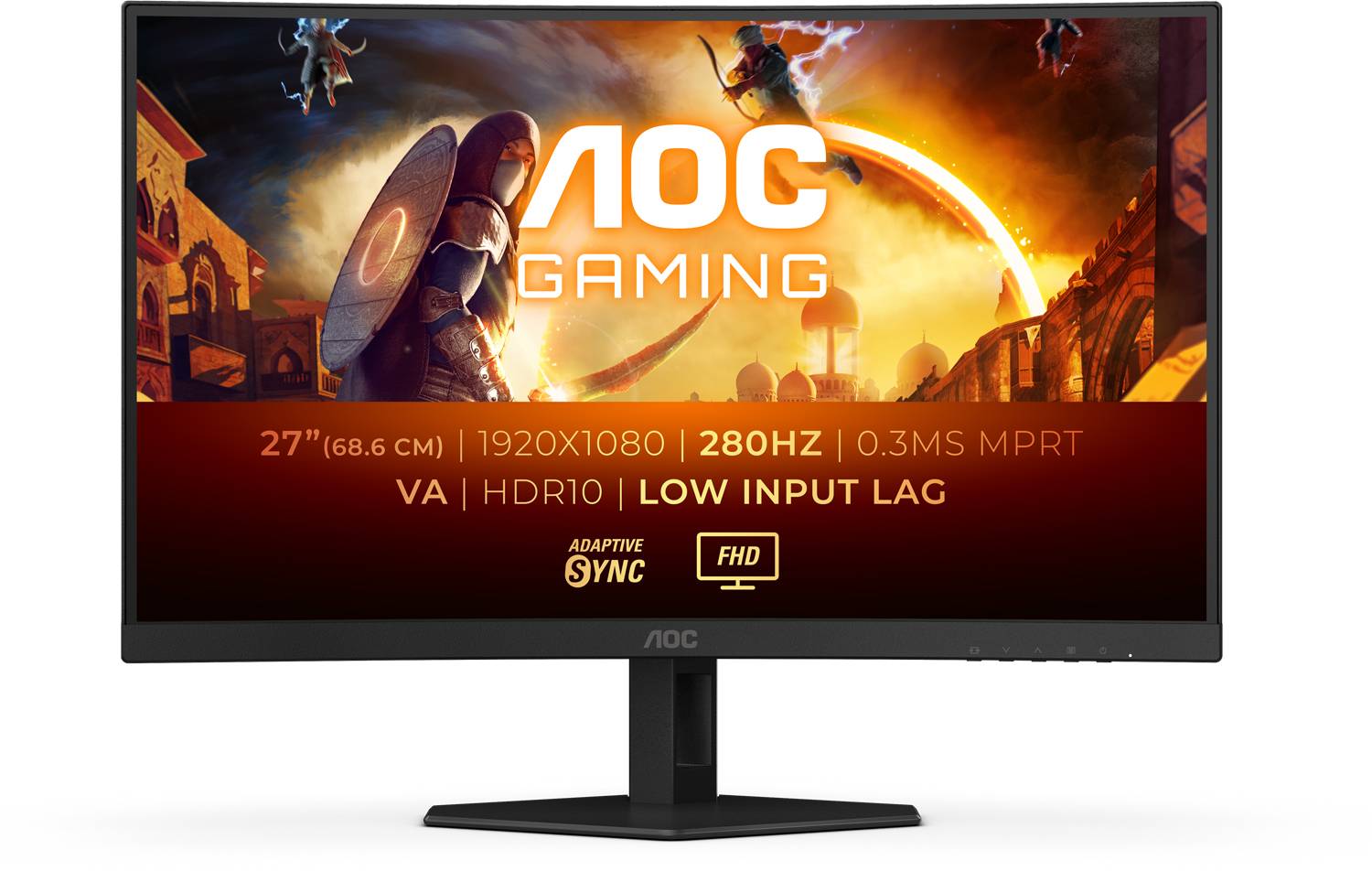 AOC Gaming C27G4ZXE 27" - 1920x1080 VA 280Hz, bild 4