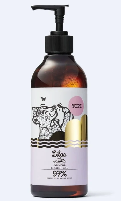 YOPE Botanical Shower Gel Lilac and Vanilla 400 ml