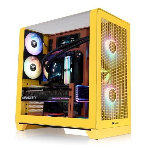 Thermaltake CA-11F-00MMWN-00, Midi Tower, PC, Karamell, ATX, micro ATX, Mini-ITX, SPCC, Härdat glas, Multi