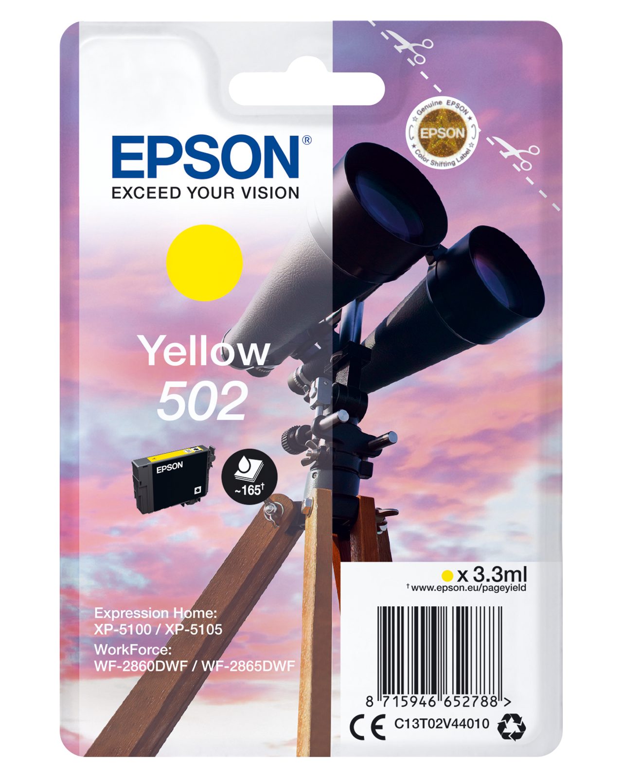 Epson 502 Yellow, bild 4
