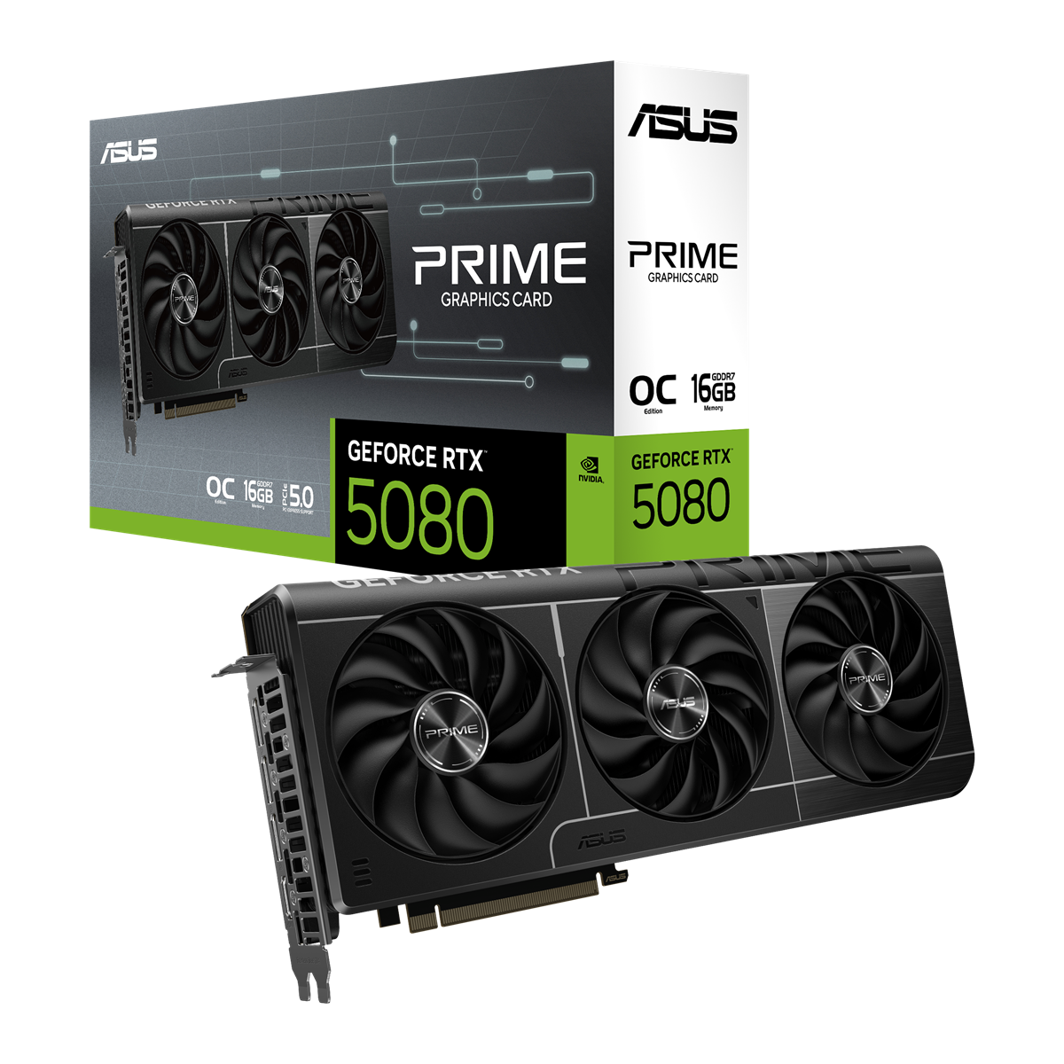 ASUS GeForce RTX 5080 PRIME 16GB OC grafikkort