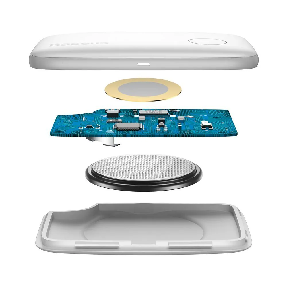 Baseus T2 Mini Bluetooth-nyckelsökare, ZLFDQT2-02, vit, bild 4